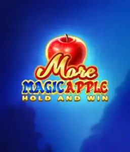 Discover the spellbinding allure of More Magic Apple Hold and Win Slot by 3 Oaks Gaming, showcasing a shimmering red apple against a vivid blue background. This image portrays the game's theme of enchantment and wonder. Ideal for those enchanted by fairy-tale slots, the vibrant colors and appealing design make this slot stand out. 